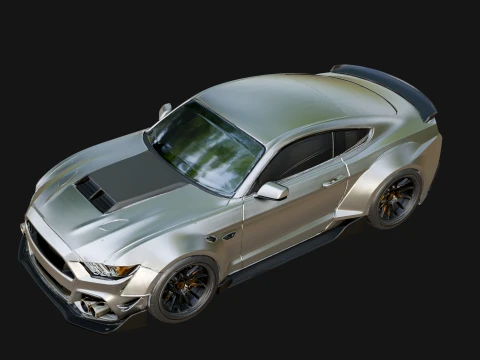 Classic Muscle Car Model Design 10 - 3D Print Model 3D Print Model