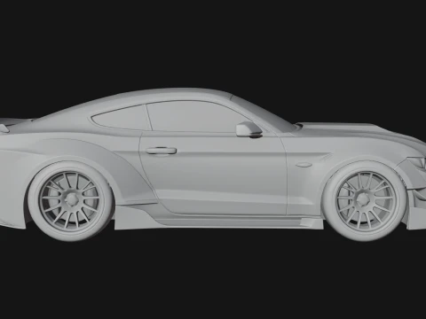 Classic Muscle Car Model Design 10 - 3D Print Model 3D Print Model
