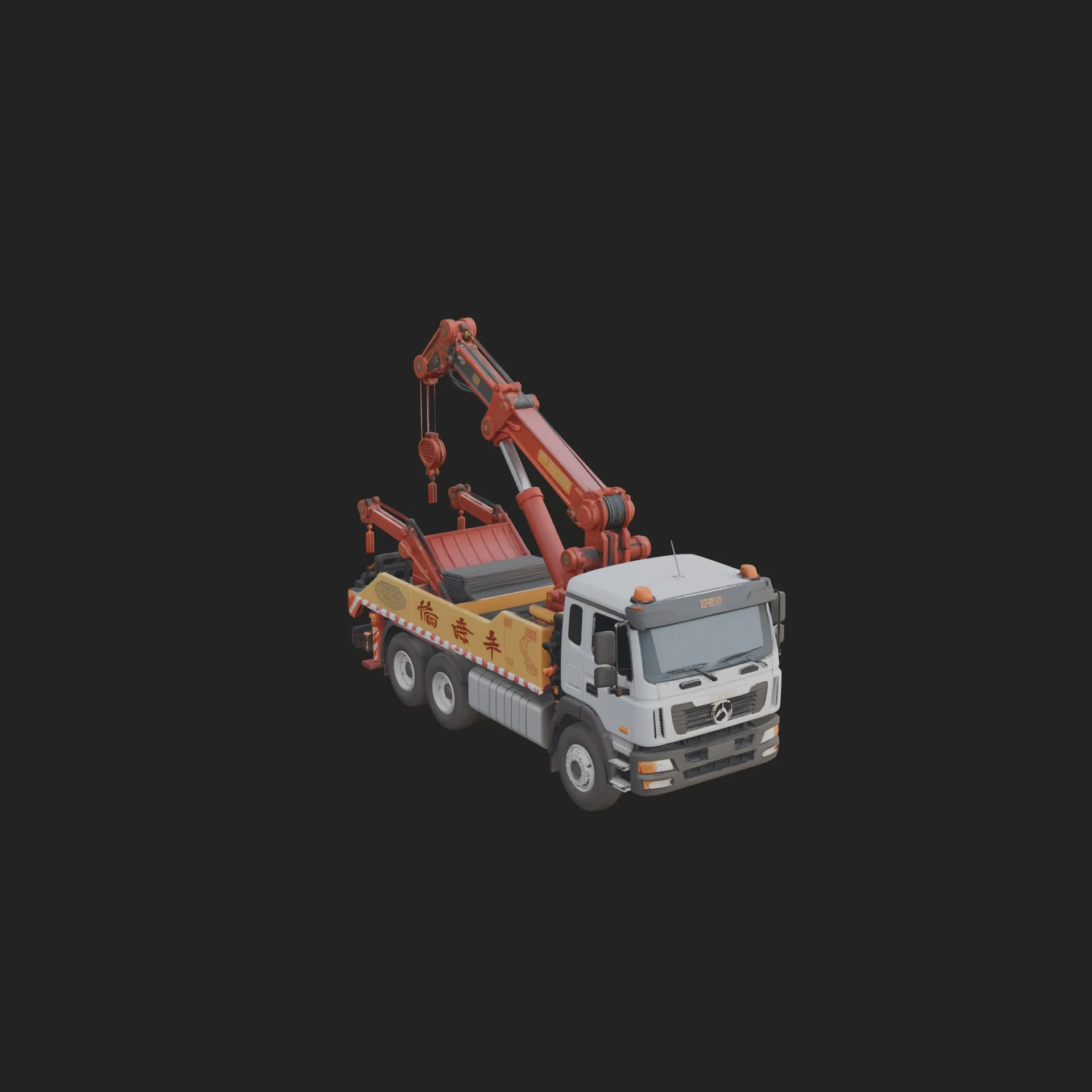 Tow Truck Model Design 9 - 3D Print Model 3D Print Model .c4d .max .obj .3ds .fbx .stl .blend 