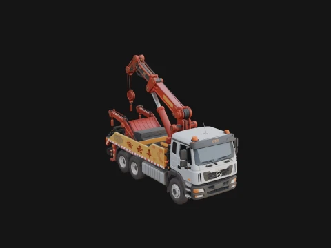 Tow Truck Model Design 9 - 3D Print Model 3D Print Model