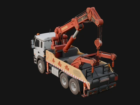 Tow Truck Model Design 9 - 3D Print Model 3D Print Model
