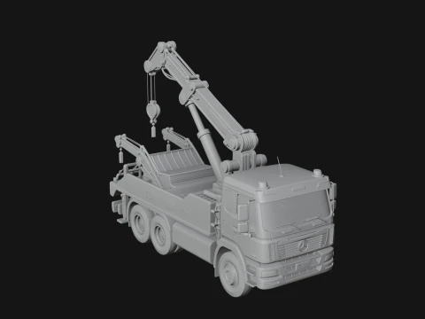 Tow Truck Model Design 9 - 3D Print Model 3D Print Model
