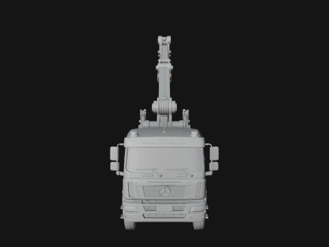 Tow Truck Model Design 9 - 3D Print Model 3D Print Model