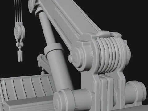 Tow Truck Model Design 9 - 3D Print Model 3D Print Model