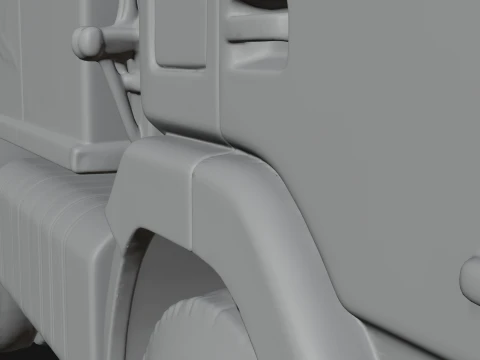 Tow Truck Model Design 9 - 3D Print Model 3D Print Model