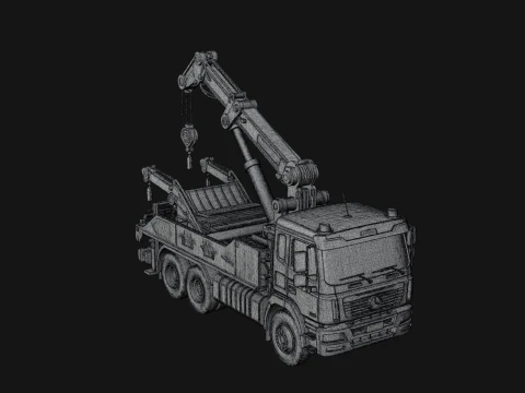 Tow Truck Model Design 9 - 3D Print Model 3D Print Model