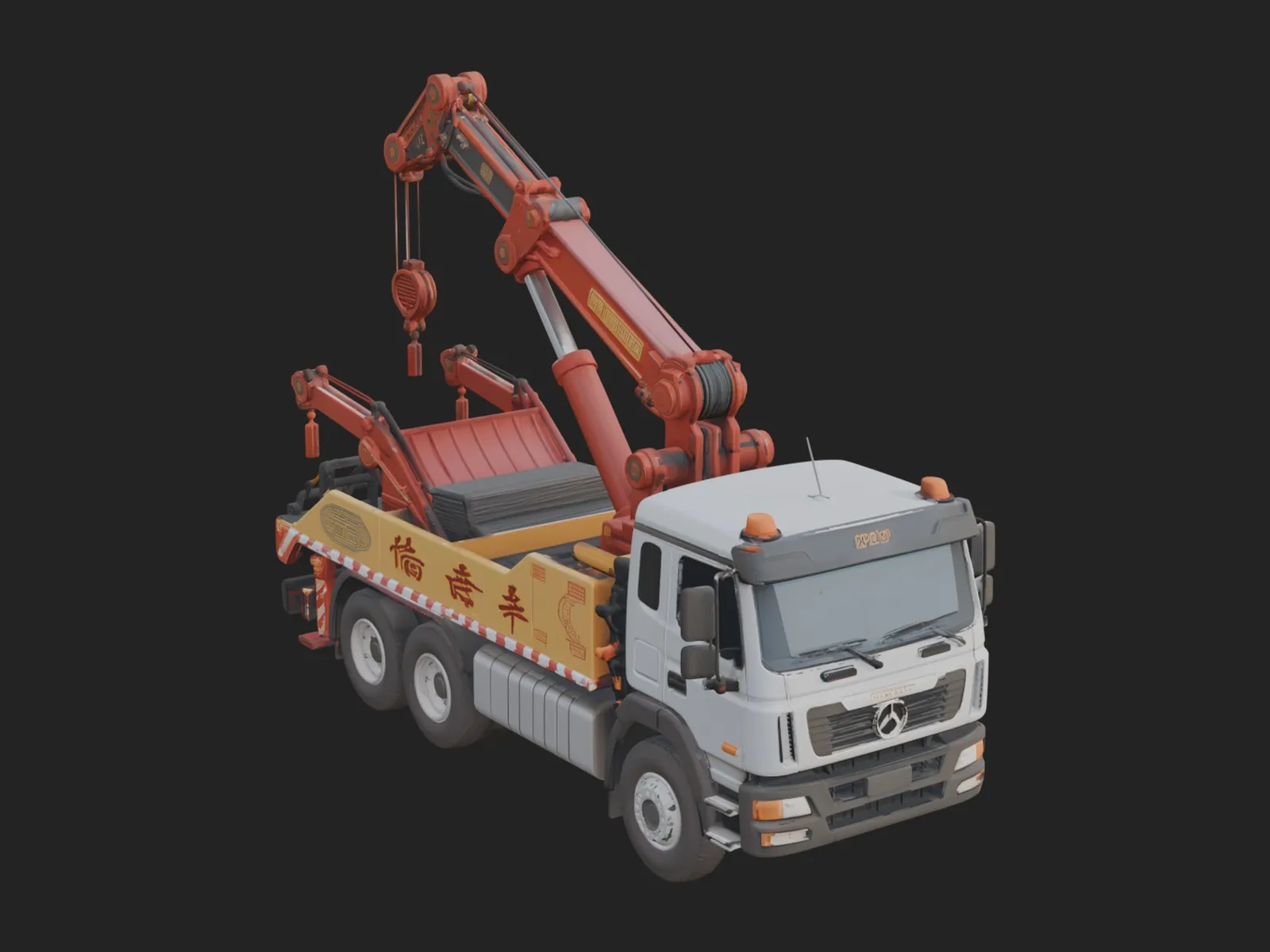 Tow Truck Model Design 9 - 3D Print Model 3D Print Model .c4d .max .obj .3ds .fbx .stl .blend