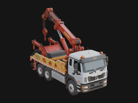 Tow Truck Model Design 9 - 3D Print Model 3D Print Model