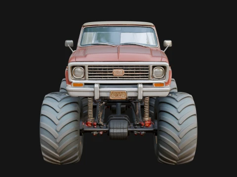 Monster Truck Model Design 10 - 3D Print Model 3D Print Model