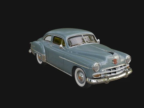 Vintage Sedan Car Model Design 4 - 3D Print Model 3D Print Model