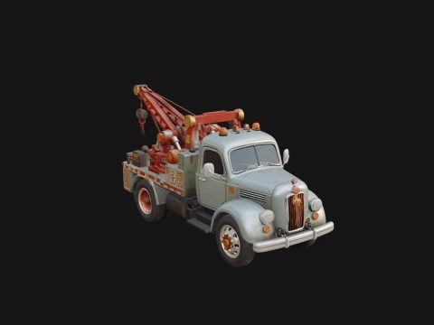 Tow Truck Model Design 10 - 3D Print Model 3D Print Model