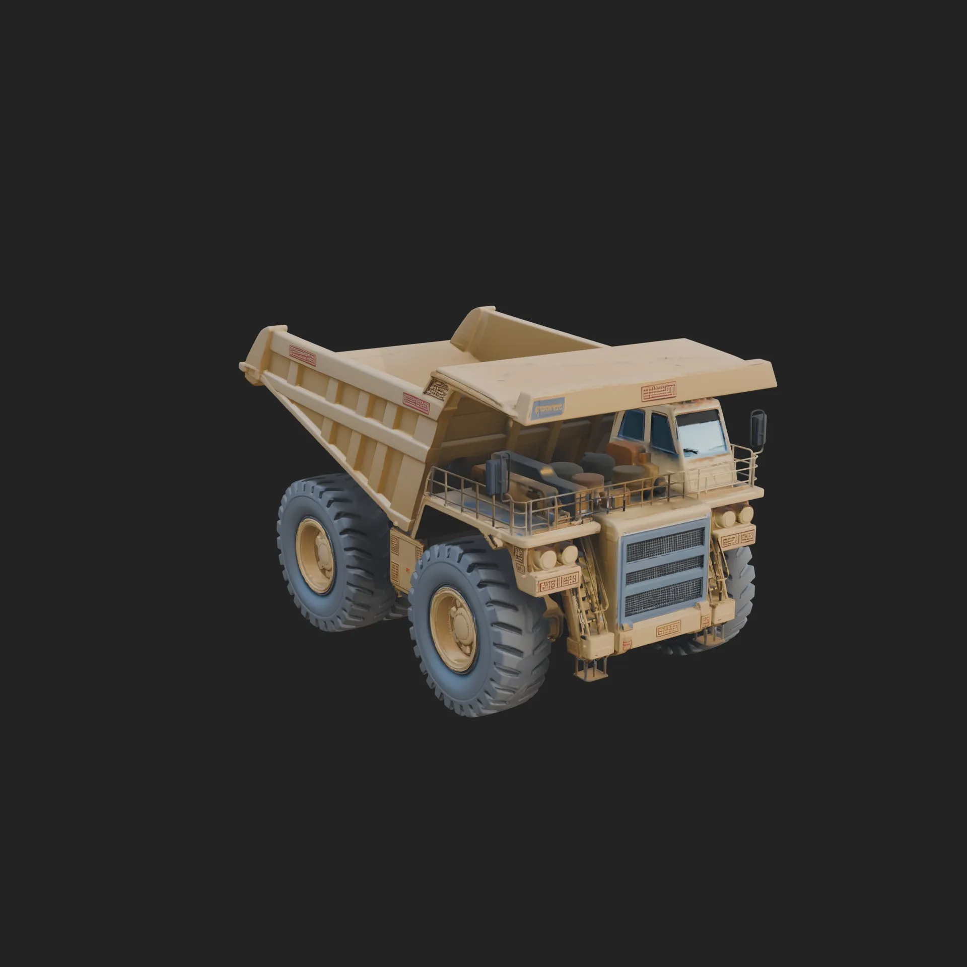Dump Truck Model Design 10 - 3D Print Model 3D Print Model .c4d .max .obj .3ds .fbx .stl .blend 