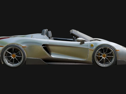 Roadster Supercar Model Design 4 - 3D Print Model 3D Print Model