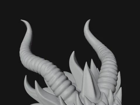 Winged Dragon Demon Statue Design 9 - 3D Print Model 3D Print Model