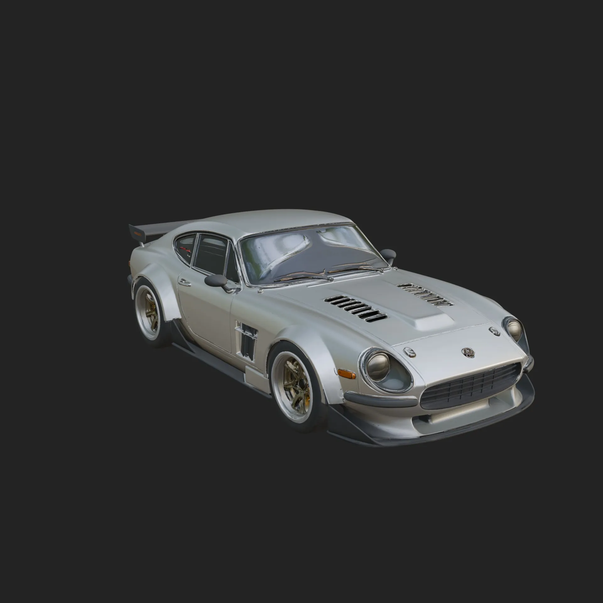 Classic Muscle Car Model Design 11 - 3D Print Model 3D Print Model .c4d .max .obj .3ds .fbx .stl .blend 