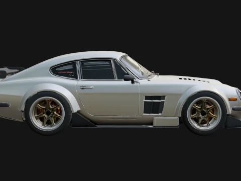 Classic Muscle Car Model Design 11 - 3D Print Model 3D Print Model