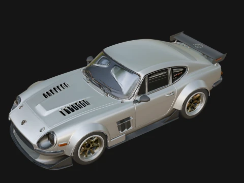 Classic Muscle Car Model Design 11 - 3D Print Model 3D Print Model