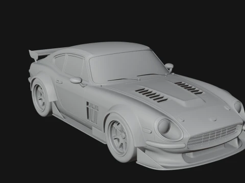 Classic Muscle Car Model Design 11 - 3D Print Model 3D Print Model