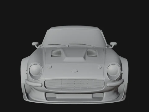 Classic Muscle Car Model Design 11 - 3D Print Model 3D Print Model