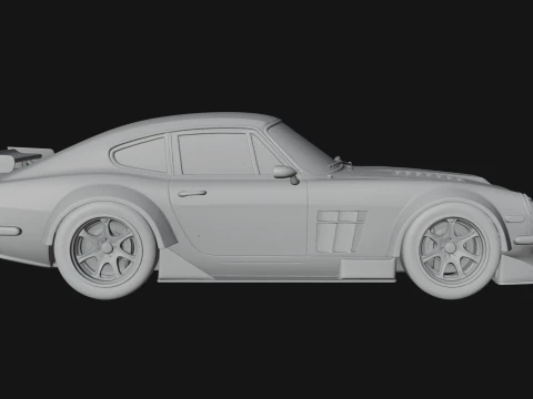 Classic Muscle Car Model Design 11 - 3D Print Model 3D Print Model