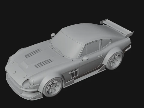 Classic Muscle Car Model Design 11 - 3D Print Model 3D Print Model