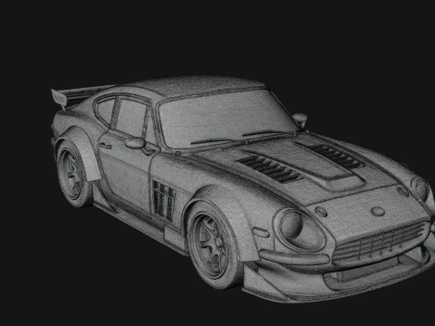 Classic Muscle Car Model Design 11 - 3D Print Model 3D Print Model