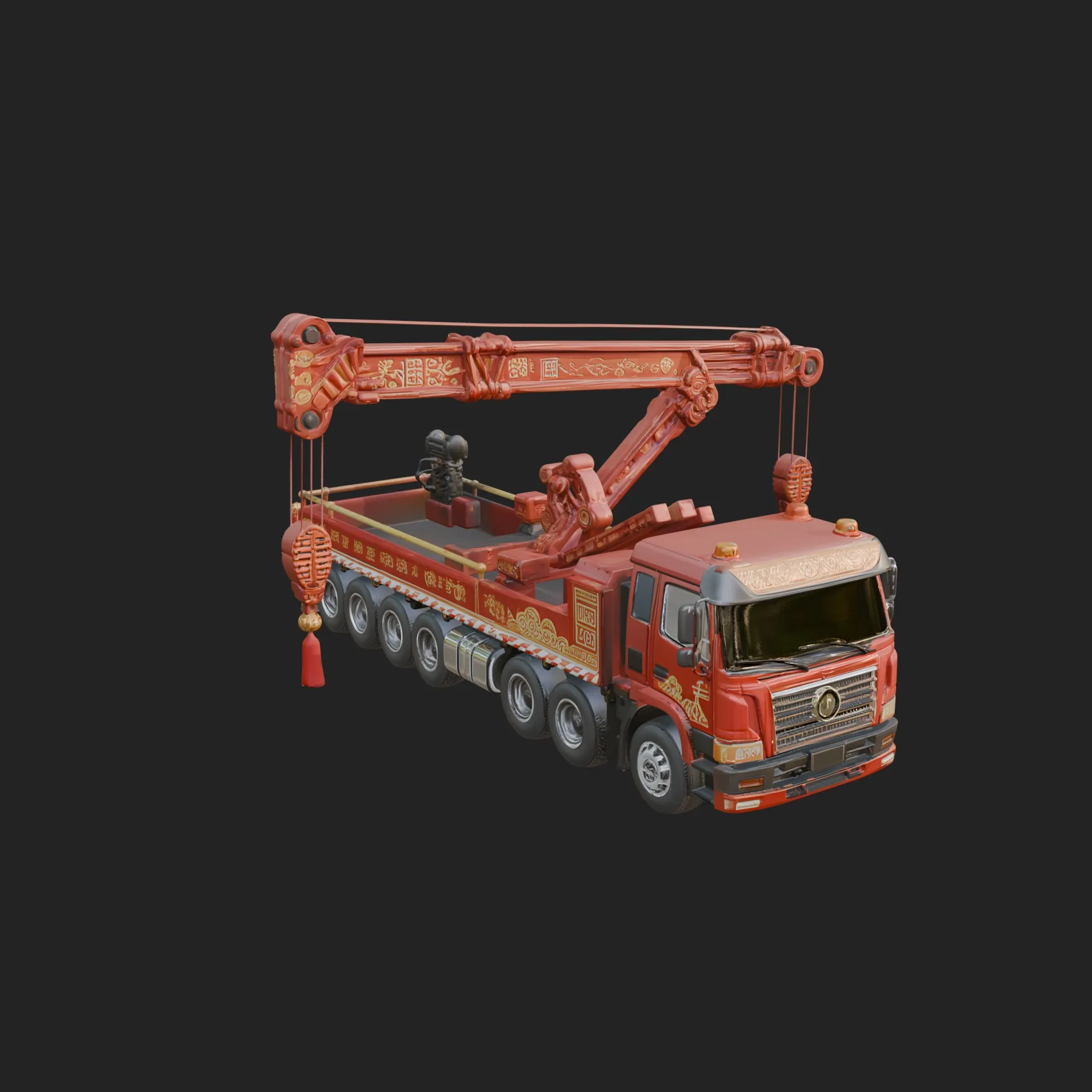 Tow Truck Model Design 11 - 3D Print Model 3D Print Model .c4d .max .obj .3ds .fbx .stl .blend 