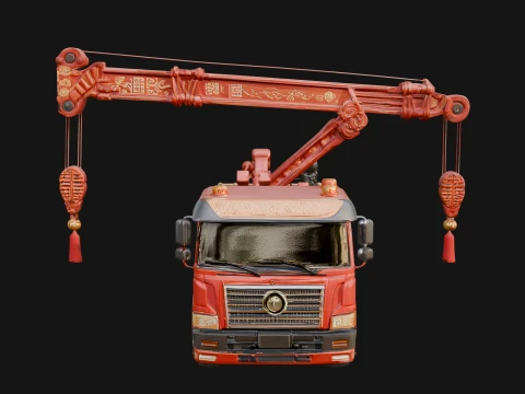 Tow Truck Model Design 11 - 3D Print Model 3D Print Model