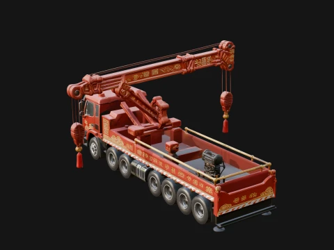 Tow Truck Model Design 11 - 3D Print Model 3D Print Model