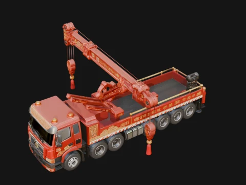 Tow Truck Model Design 11 - 3D Print Model 3D Print Model