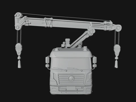Tow Truck Model Design 11 - 3D Print Model 3D Print Model