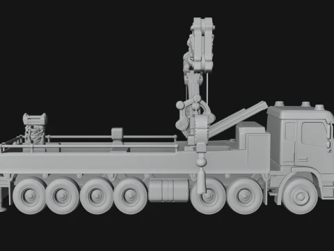 Tow Truck Model Design 11 - 3D Print Model 3D Print Model
