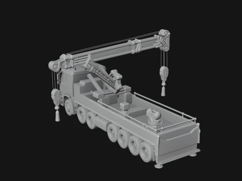 Tow Truck Model Design 11 - 3D Print Model 3D Print Model