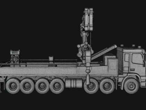 Tow Truck Model Design 11 - 3D Print Model 3D Print Model