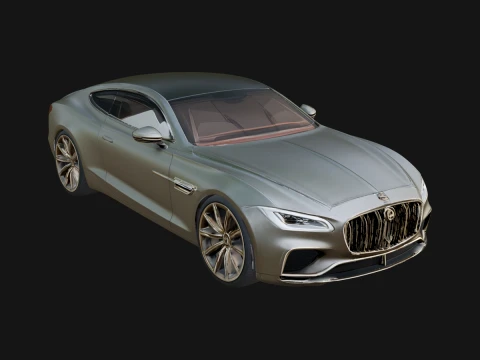 Luxury Coupe Car Model Design 3 - 3D Print Model 3D Print Model