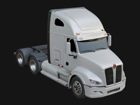 Semi Truck Model Design 9 - 3D Print Model 3D Print Model