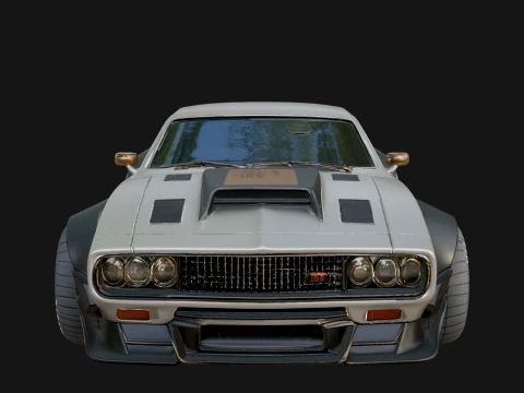 Classic Muscle Car Model Design 12 - 3D Print Model 3D Print Model