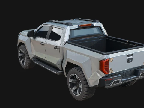 Off Road Pickup Truck Model Design 5 - 3D Print Model 3D Print Model