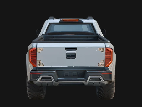 Off Road Pickup Truck Model Design 5 - 3D Print Model 3D Print Model
