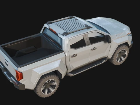 Off Road Pickup Truck Model Design 5 - 3D Print Model 3D Print Model
