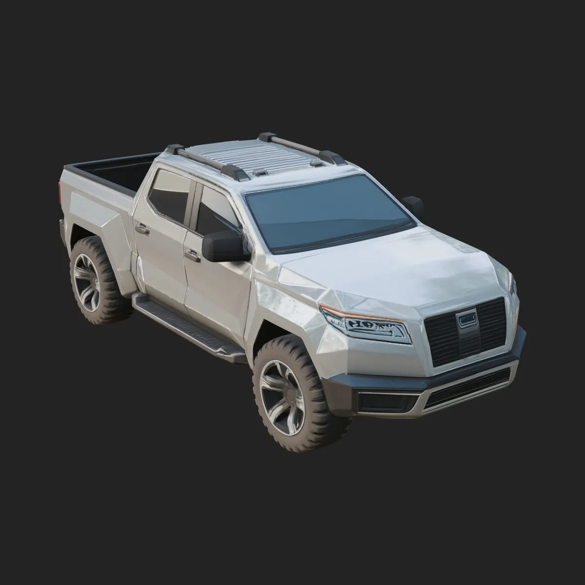 Off Road Pickup Truck Model Design 5 - 3D Print Model 3D Print Model .c4d .max .obj .3ds .fbx .stl .blend 