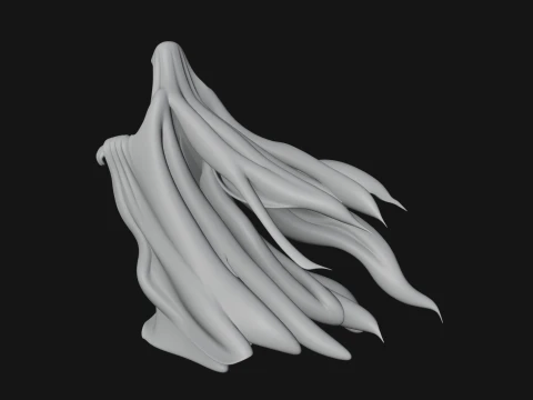 Floating Ghost Statue Design 1 - 3D Print Model 3D Print Model