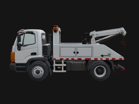 Tow Truck Model Design 12 - 3D Print Model 3D Print Model