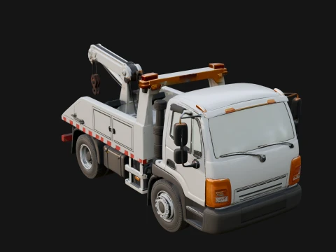 Tow Truck Model Design 12 - 3D Print Model 3D Print Model