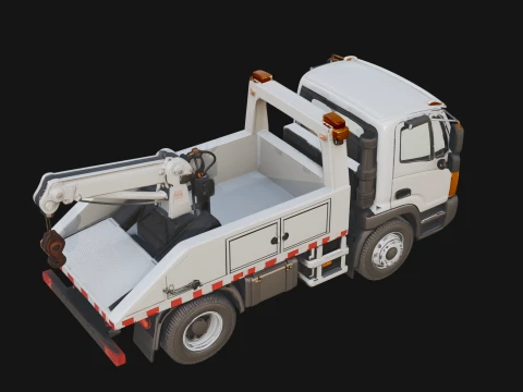 Tow Truck Model Design 12 - 3D Print Model 3D Print Model