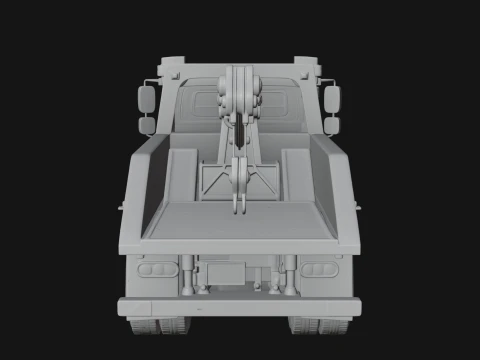 Tow Truck Model Design 12 - 3D Print Model 3D Print Model