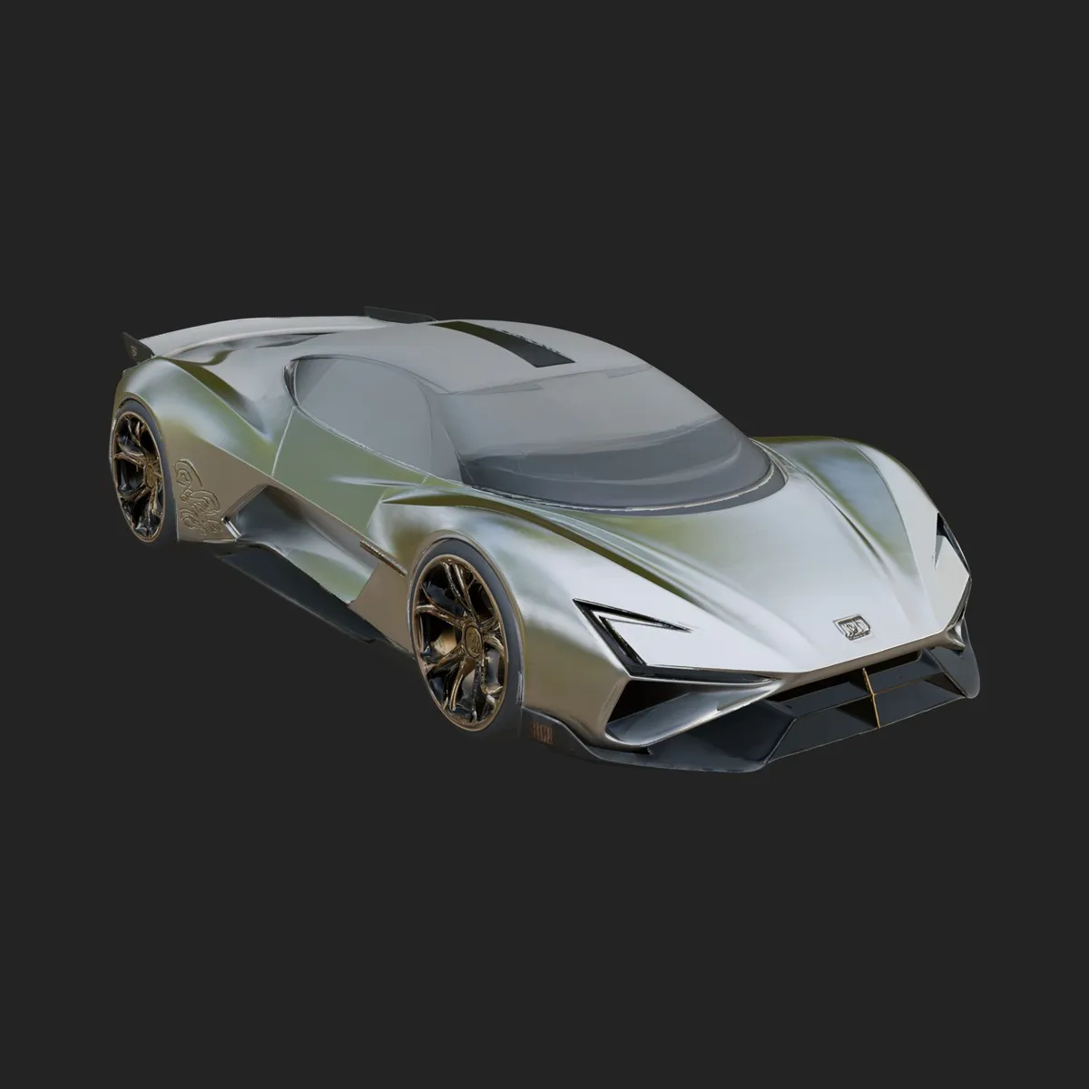 Concept Hypercar Model Design 7 - 3D Print Model 3D Print Model .c4d .max .obj .3ds .fbx .stl .blend 