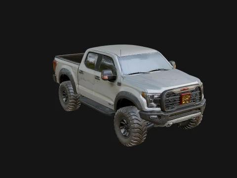 Off Road Pickup Truck Model Design 6 - 3D Print Model 3D Print Model