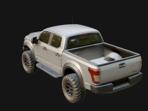 Off Road Pickup Truck Model Design 6 - 3D Print Model 3D Print Model