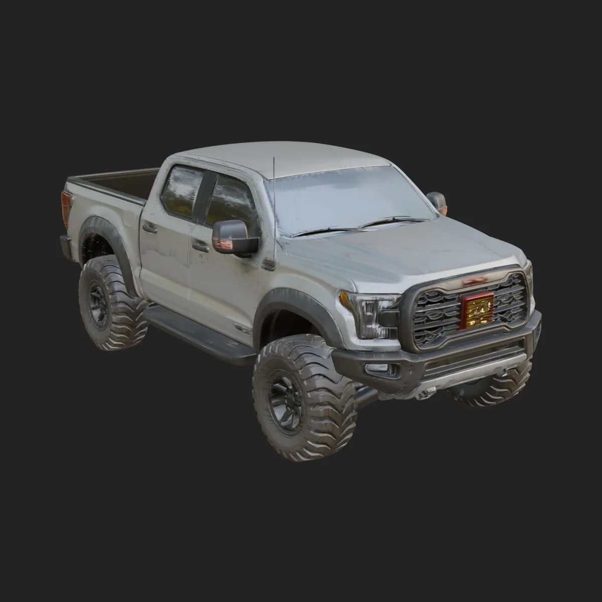 Off Road Pickup Truck Model Design 6 - 3D Print Model 3D Print Model .c4d .max .obj .3ds .fbx .stl .blend 